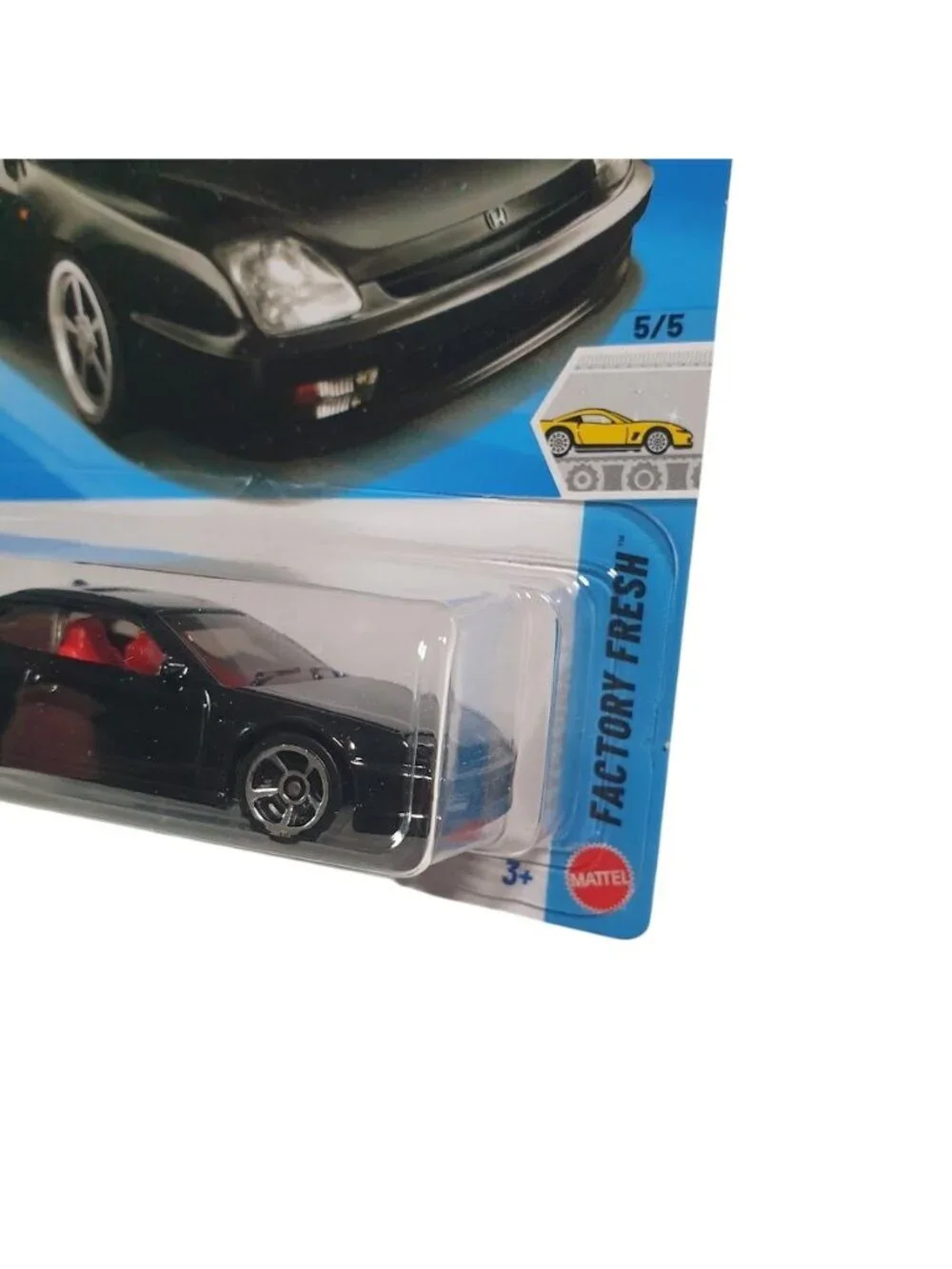 Hot Wheels Factory Fresh 98 Honda Prelude Black Red Interior Mattel Limited New